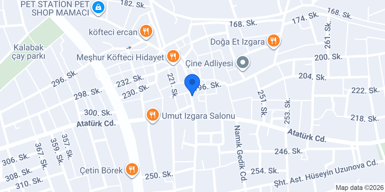 Akbank Çine Şubesi konumu