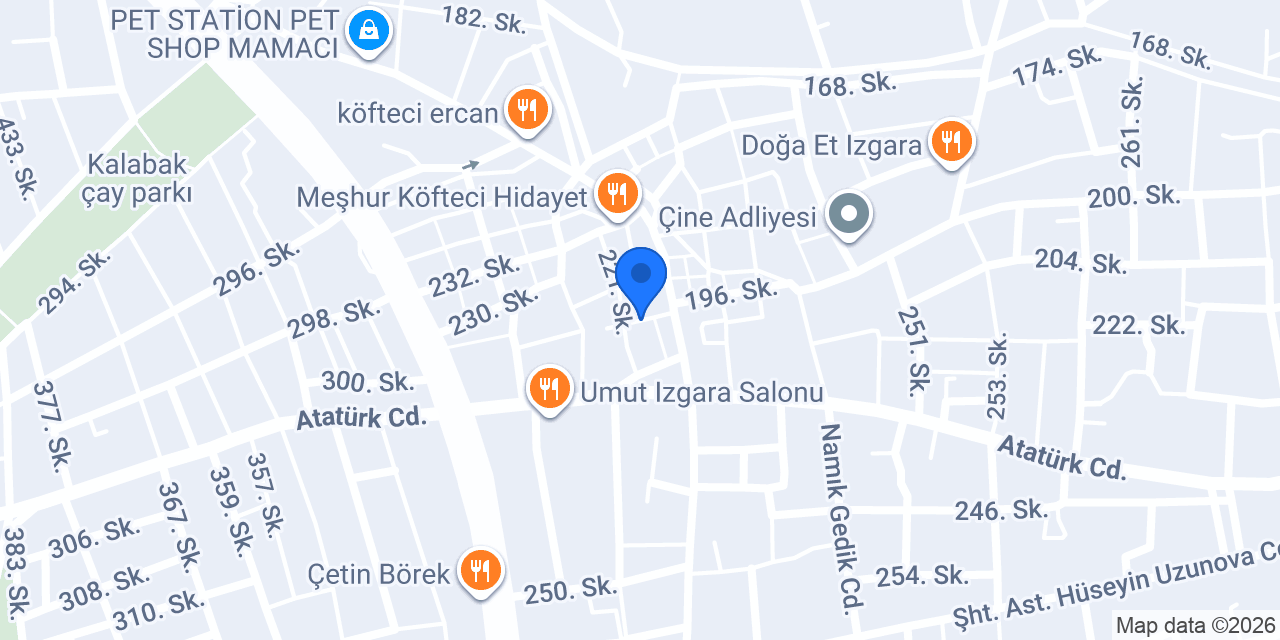 anbarcı veteriner kliniği konumu