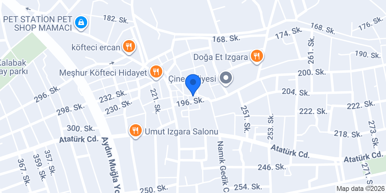 Moda Başak ÇİNE konumu