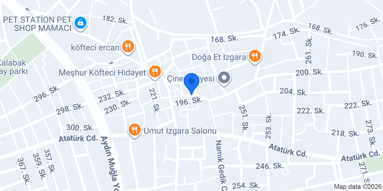 Doyum Izgara Salonu konumu