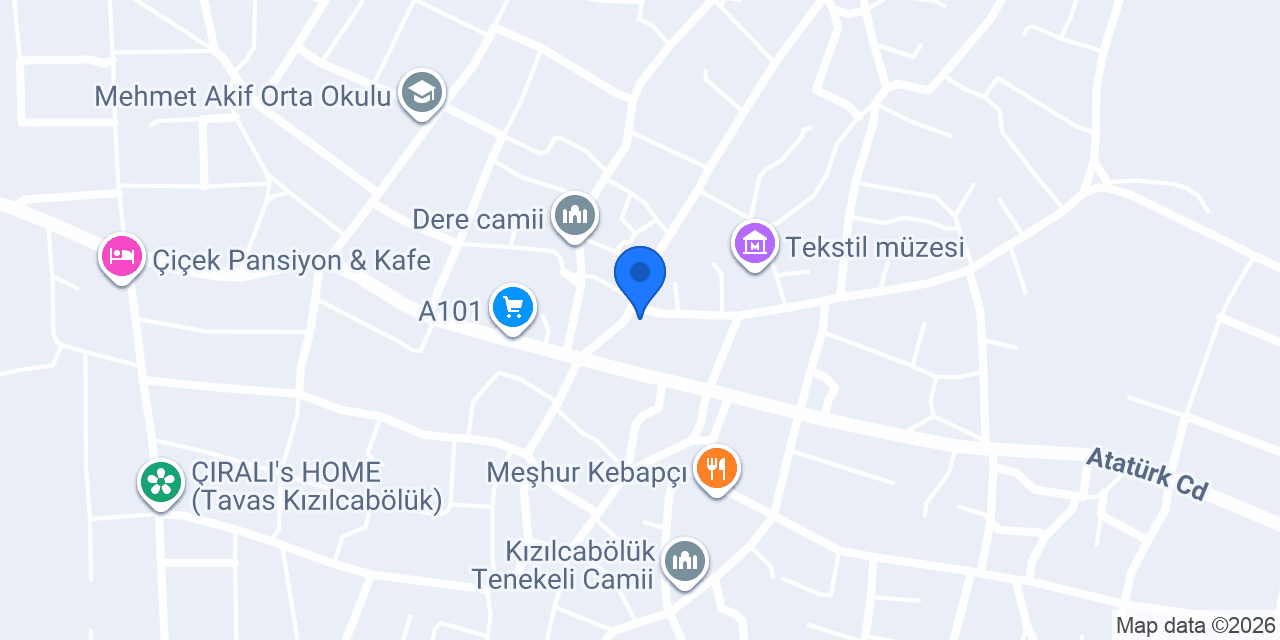 Atatürk Orta Okulu konumu