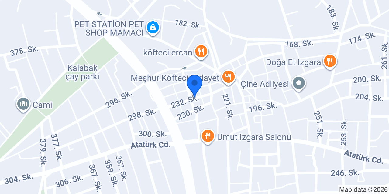 Yöre Veteriner Kliniği konumu
