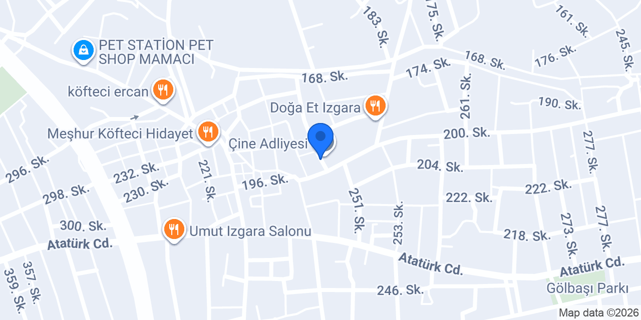 Çine İlçe Milli Eğitim Müdürlüğü konumu