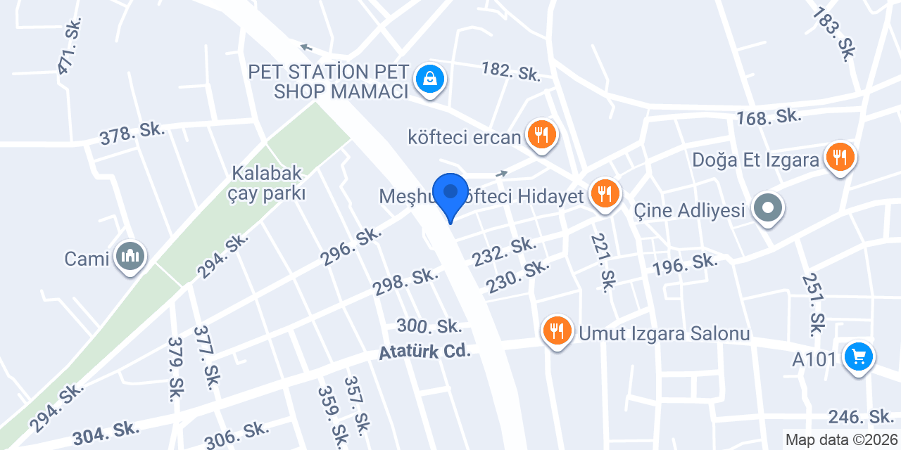 Pizza Ekspres konumu