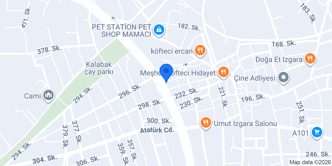 Nazar Unlu Mamülleri konumu
