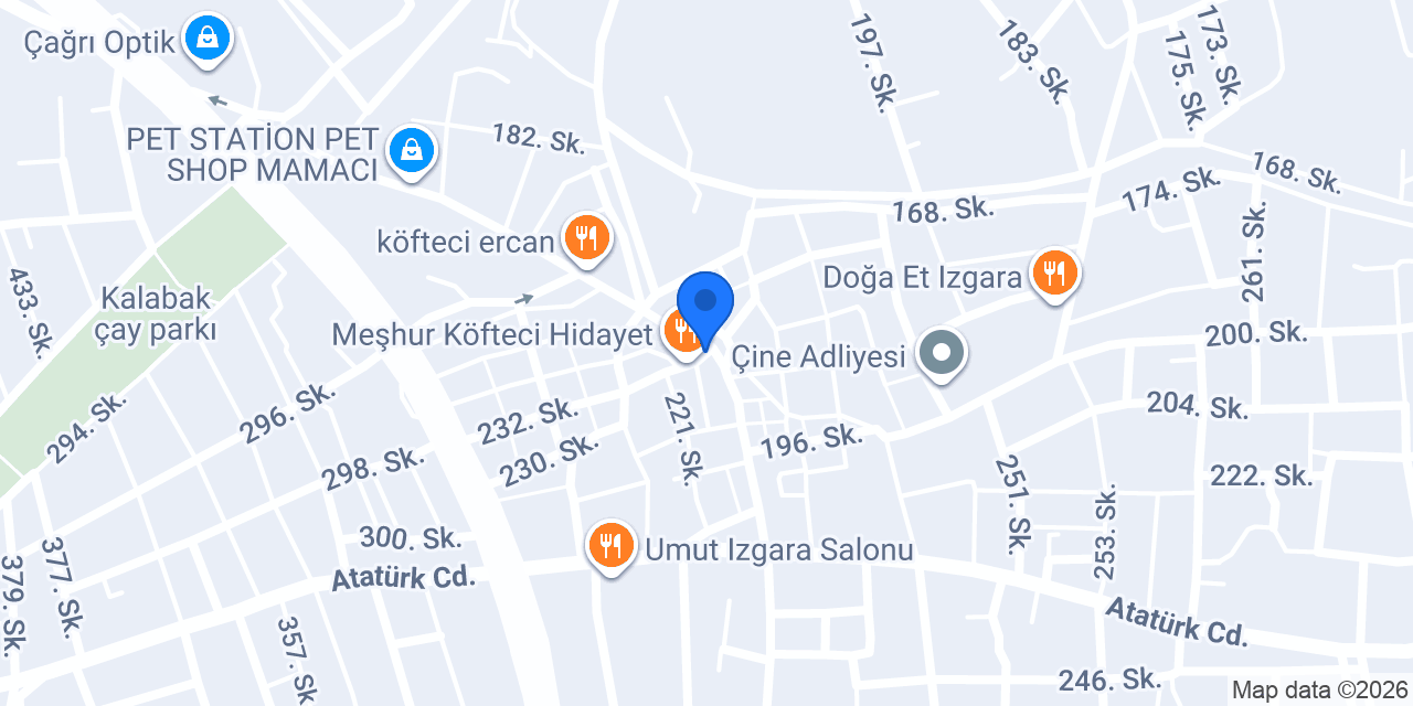 Ziraat Bankası Çine Şubesi konumu