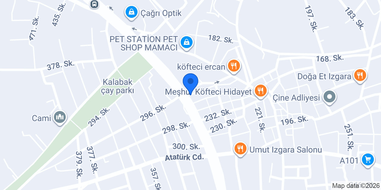 Otel Alabanda konumu