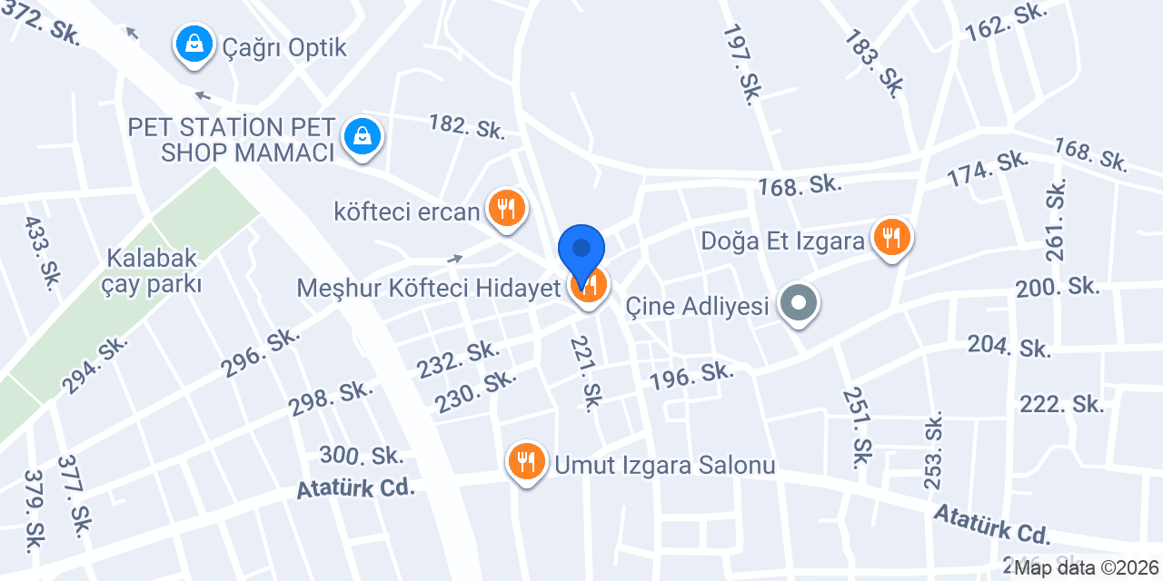 HUZUR VETERİNER KLİNİĞİ konumu