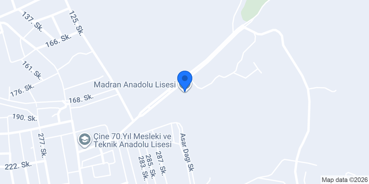 Madran Anadolu Lisesi konumu