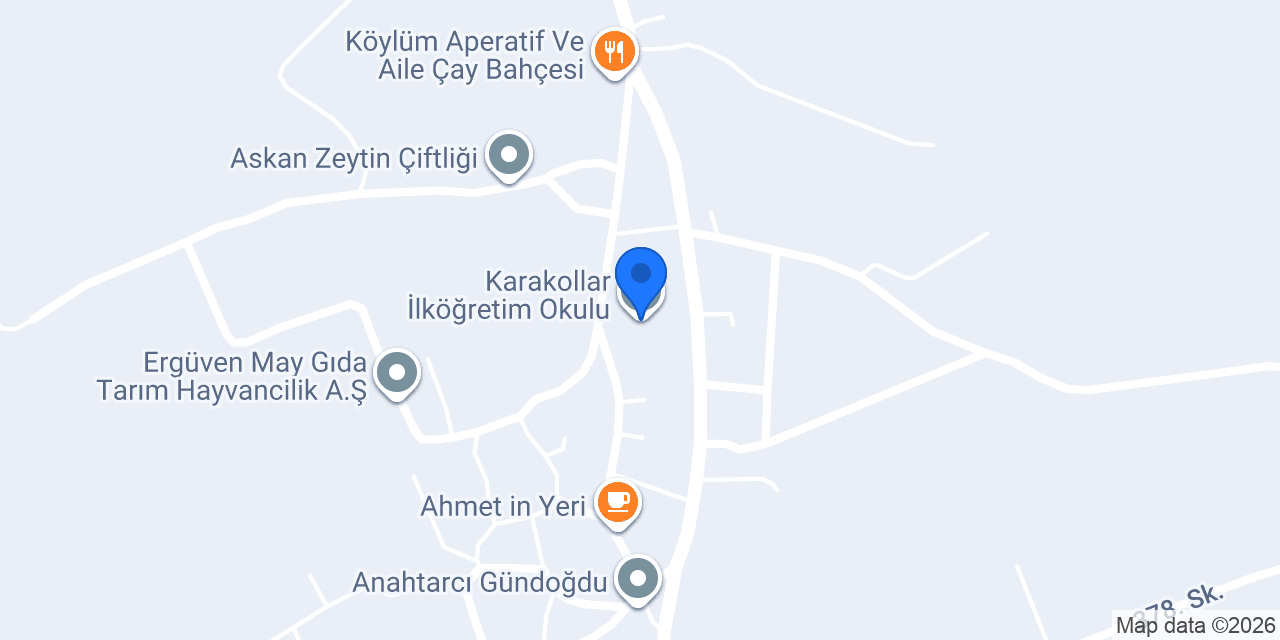 Karakollar İlköğretim Okulu konumu