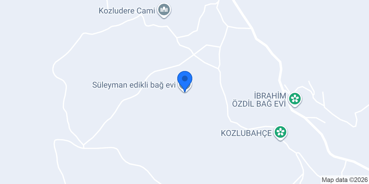 Süleyman edikli bağ evi konumu