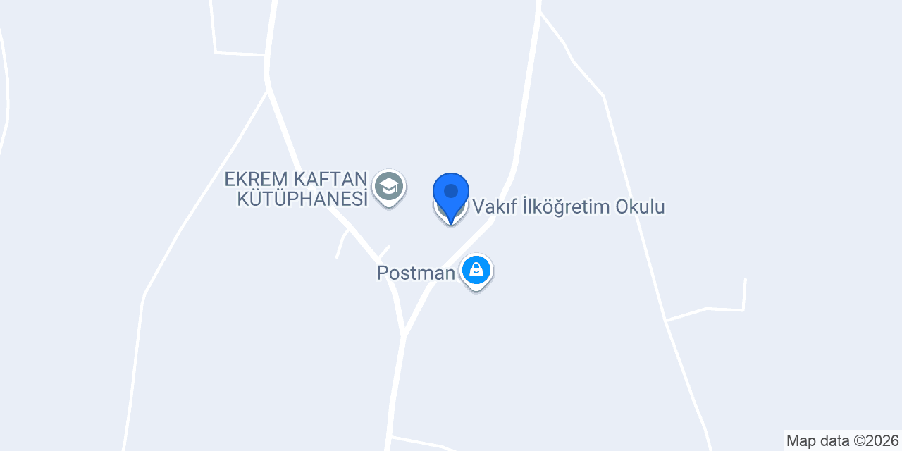 Vakıf İlköğretim Okulu konumu