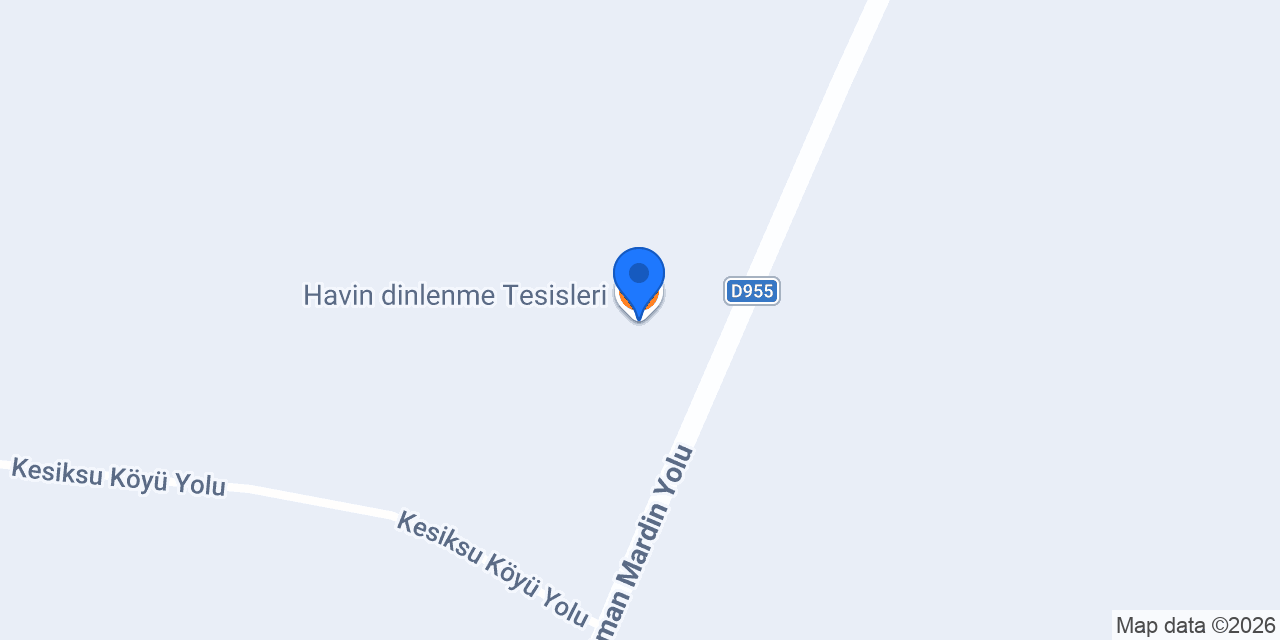 Havin dinlenme Tesisleri konumu