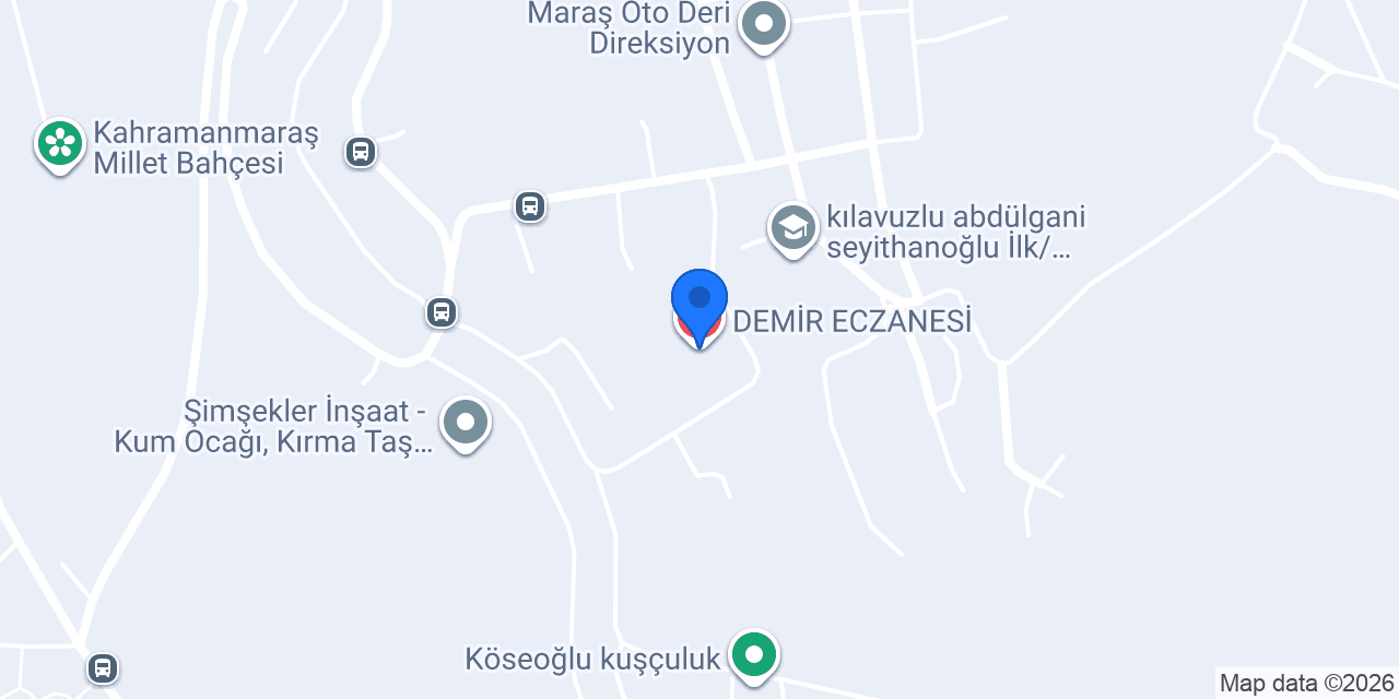 DEMİR ECZANESİ konumu
