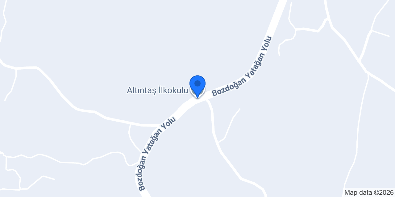 Altıntaş İlkokulu konumu