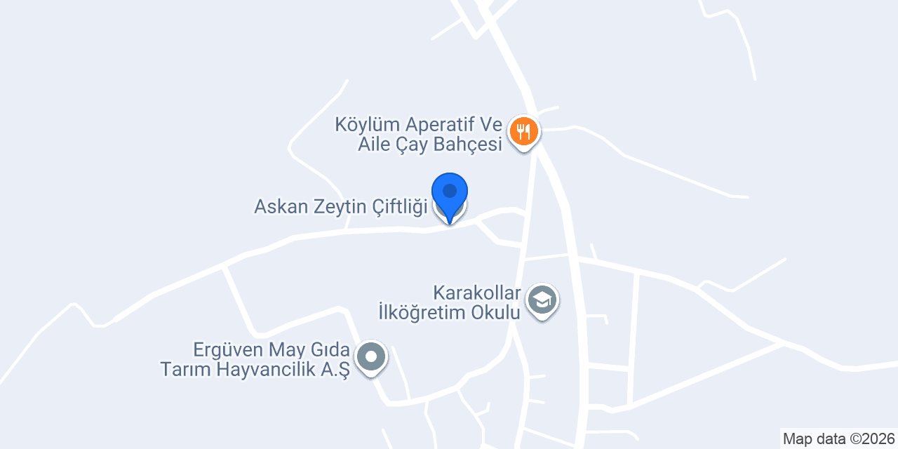 Askan Zeytin Çiftliği konumu