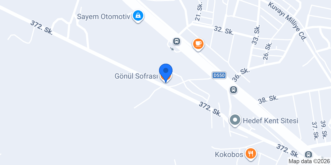 Gönül Sofrası konumu