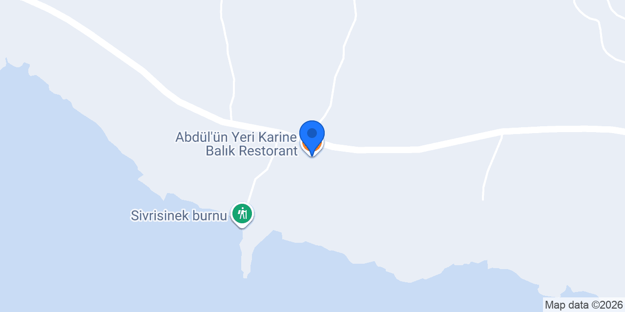Abdül'ün Yeri Karine Balık Restorant konumu