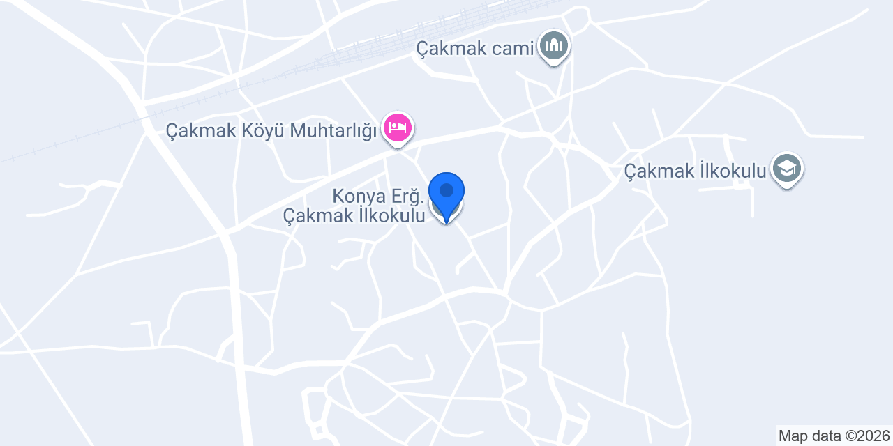 Konya Erğ.çakmak İlkokulu konumu