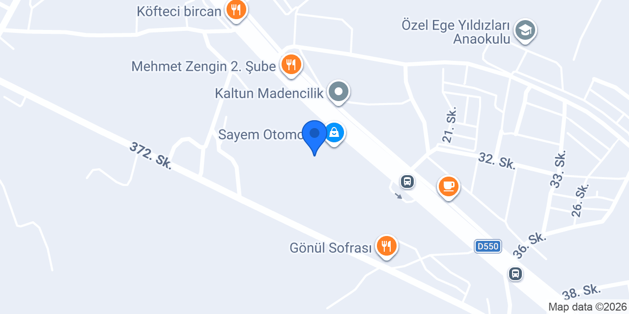 ERTOĞANLAR OTOMOTİV konumu