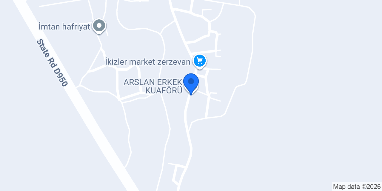 ARSLAN ERKEK KUAFÖRÜ konumu