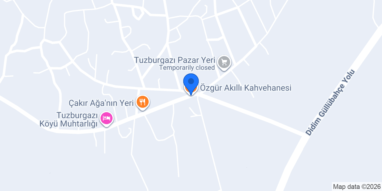 Özgür Akıllı Kahvehanesi konumu