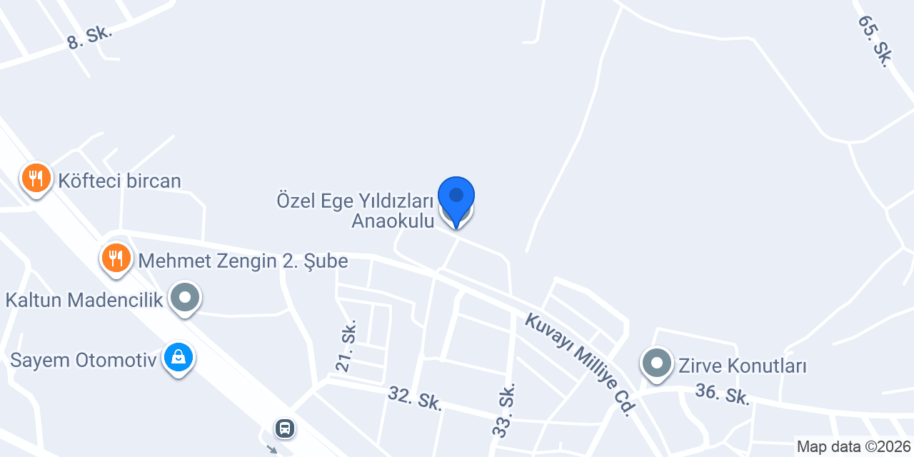Özel Ege Yıldızları Anaokulu konumu