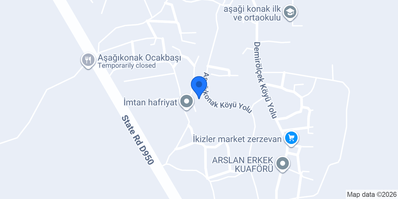 Baran et lokantası konumu