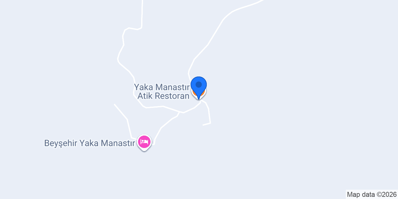Yaka Manastır Atik Restoran konumu