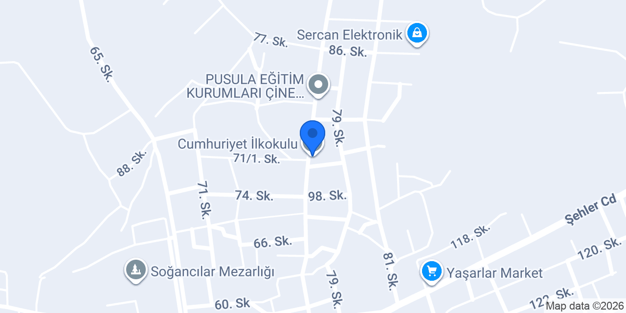 Cumhuriyet İlkokulu konumu