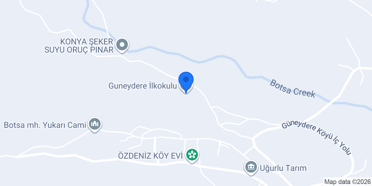 Guneydere İlkokulu konumu