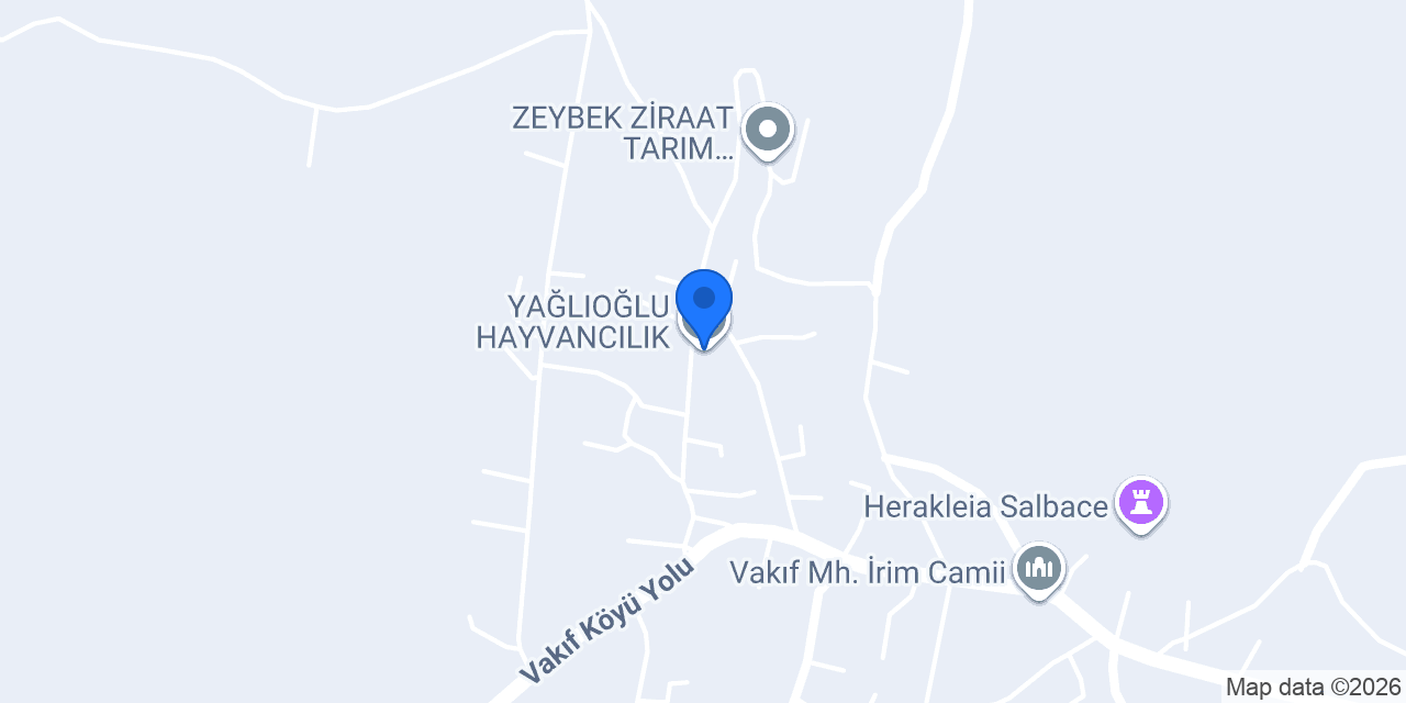 YAĞLIOĞLU HAYVANCILIK konumu