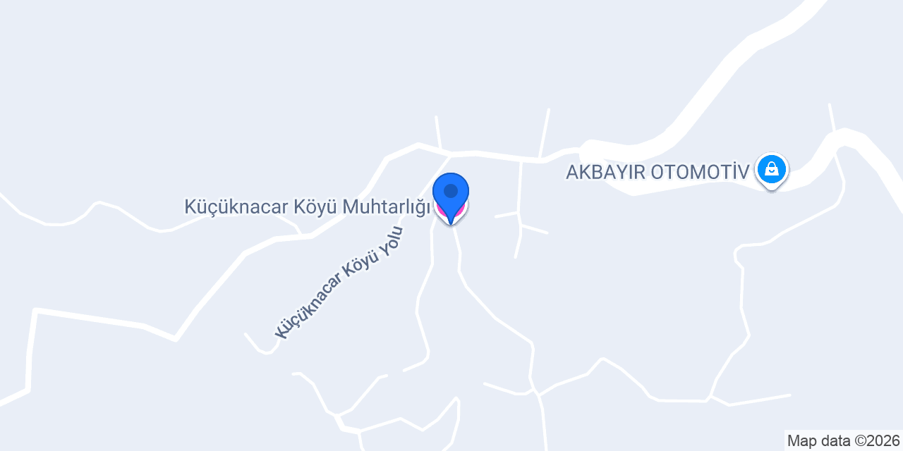 Küçüknacar Köyü Muhtarlığı konumu