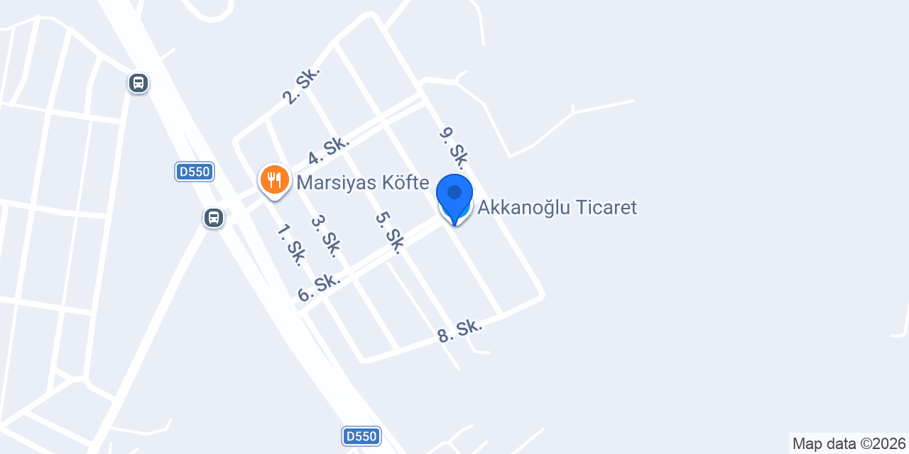 Akkanoğlu Ticaret konumu