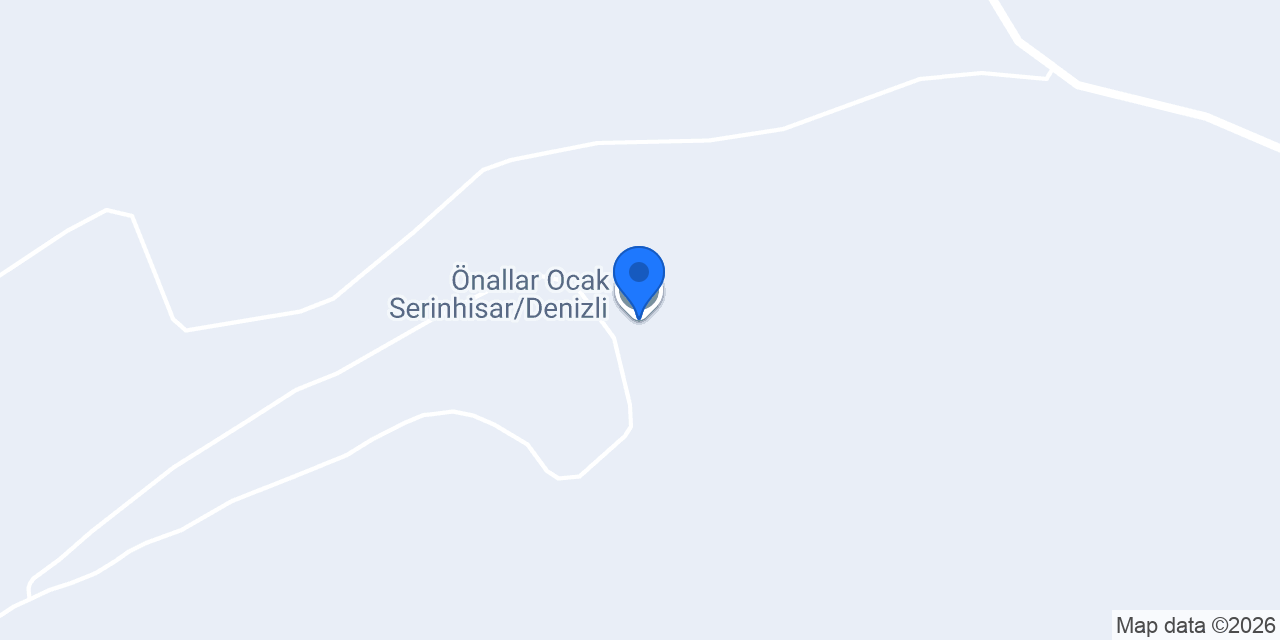 Önallar Ocak Serinhisar/Denizli konumu