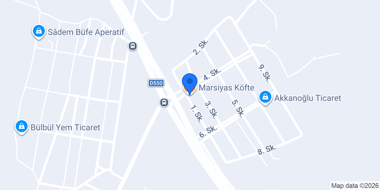 Marsiyas Köfte konumu