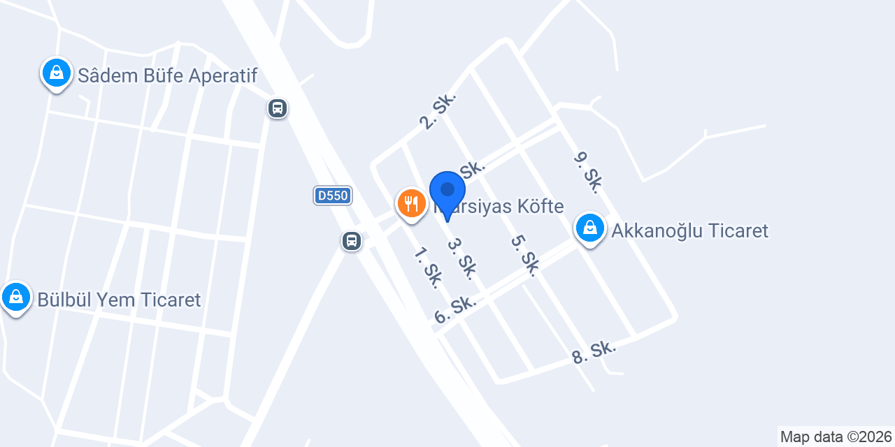 Avrupa Oto Özel Servis konumu
