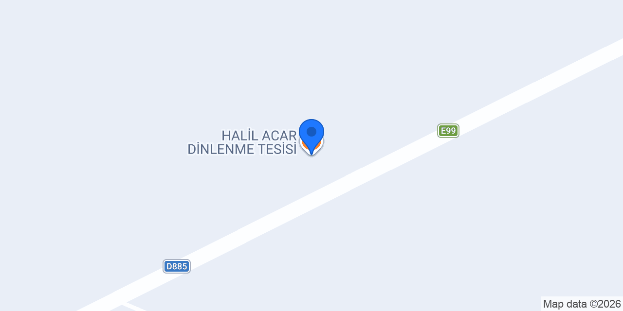 HALİL ACAR DİNLENME TESİSİ konumu