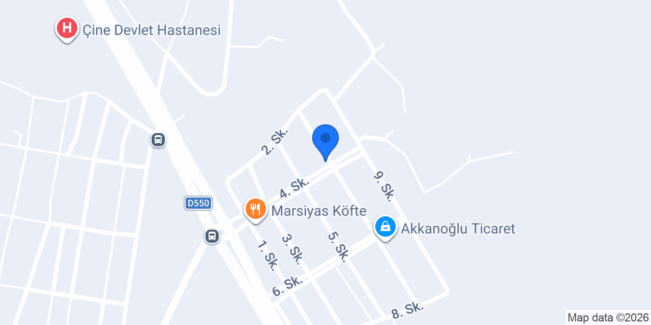 Toker Oto Boya konumu