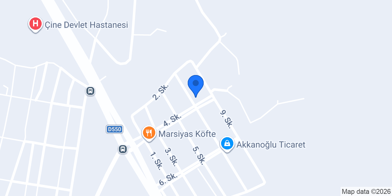 İçözler Yedek Parça konumu