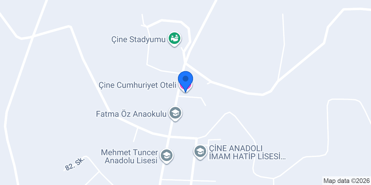 Çine Cumhuriyet Oteli konumu