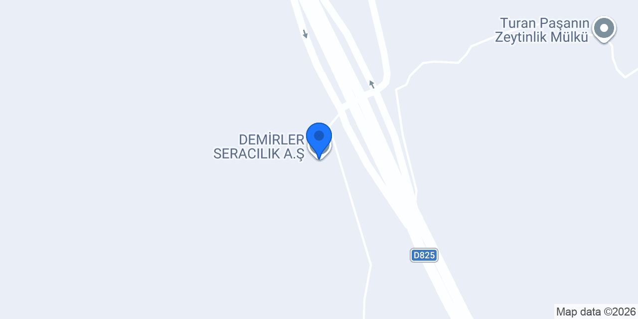 DEMİRLER SERACILIK A.Ş. konumu