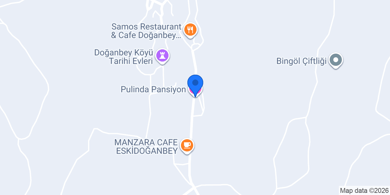 Pulinda Pansiyon konumu