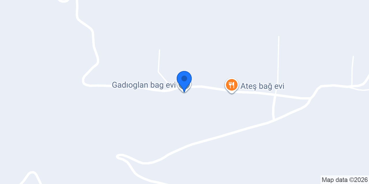 Gadıoglan bag evi konumu