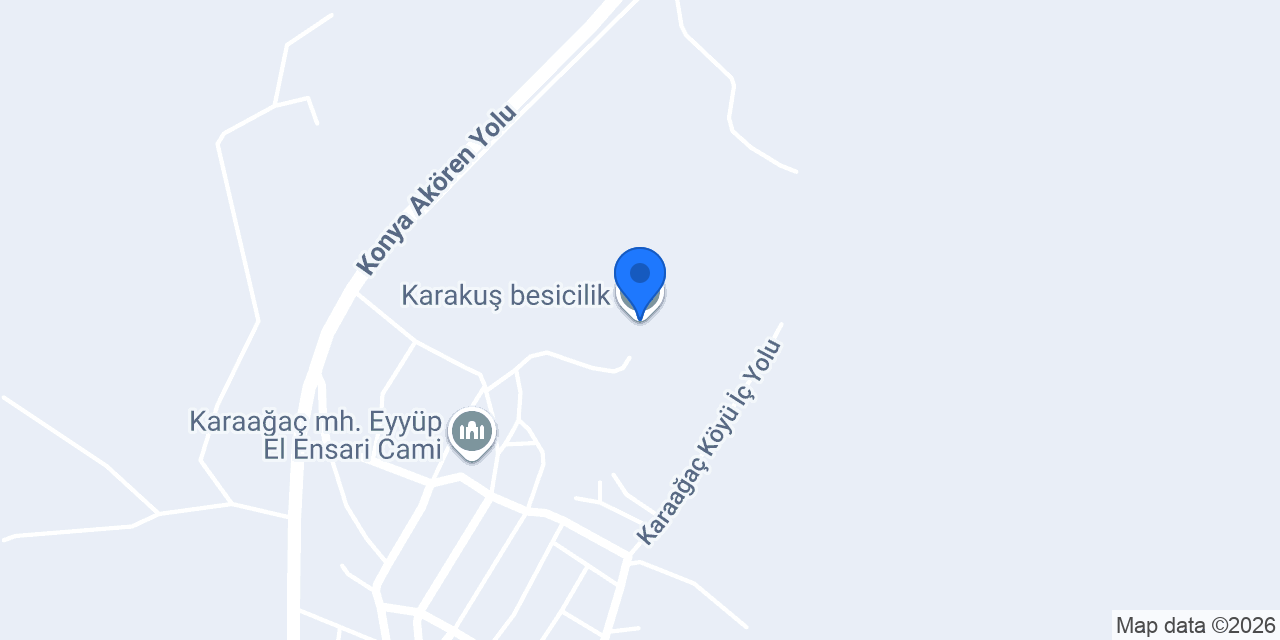Karakuş besicilik konumu
