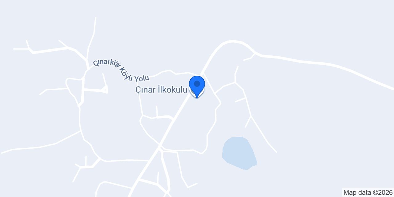 Çınar İlkokulu konumu