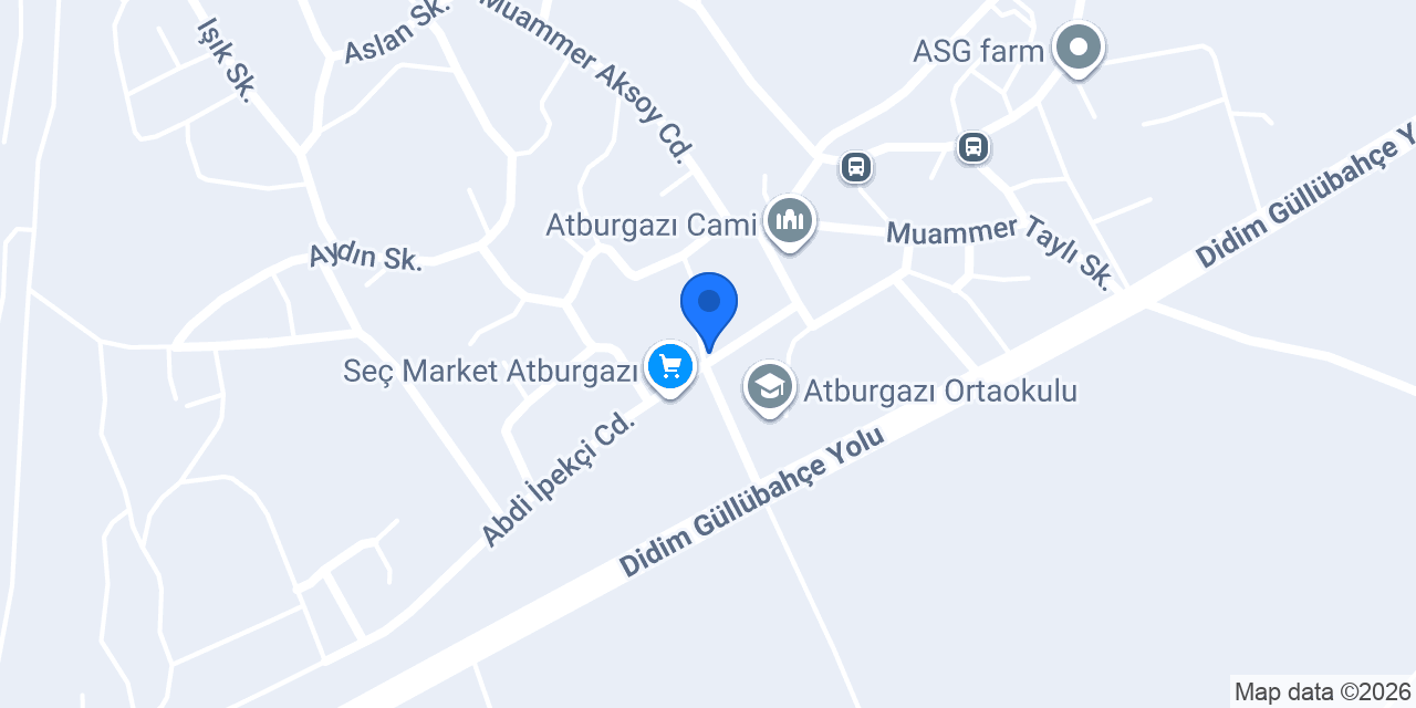 Ptt-atburgazı Şubesi konumu