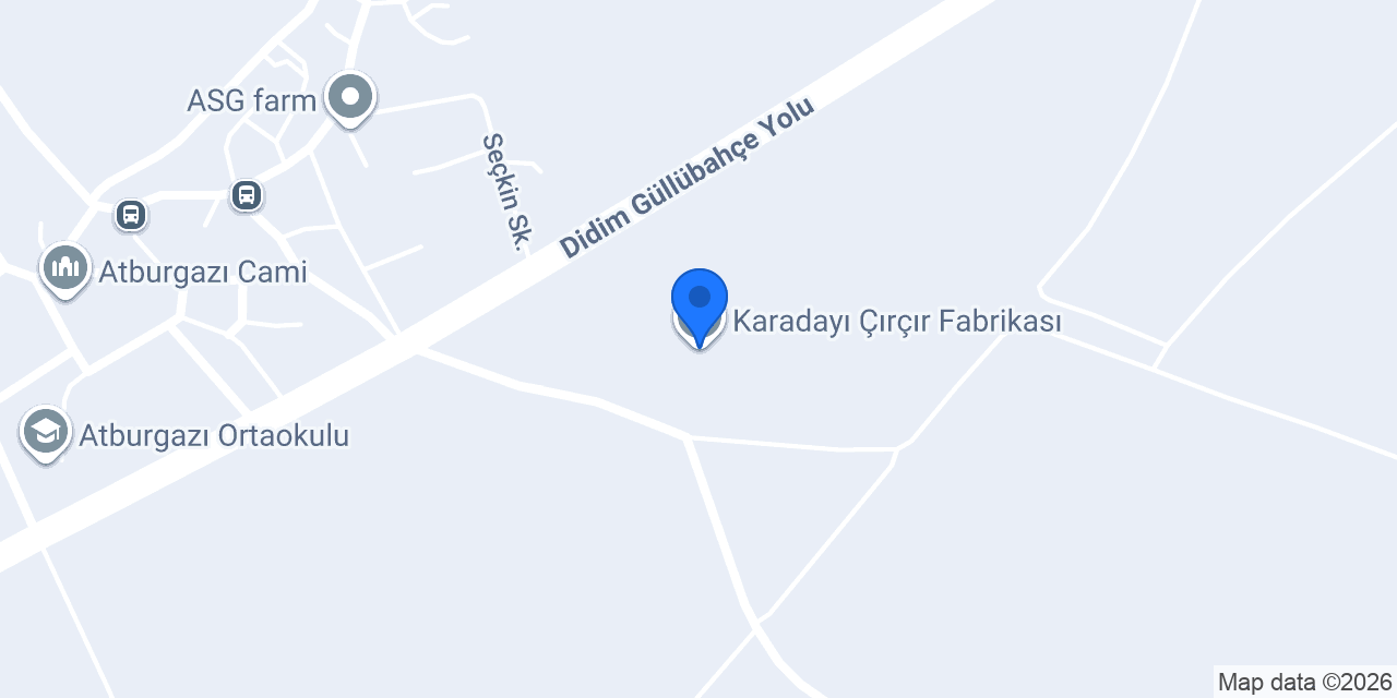 Karadayı Çırçır Fabrikası konumu