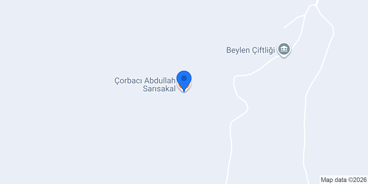 Çorbacı Abdullah Sarısakal konumu
