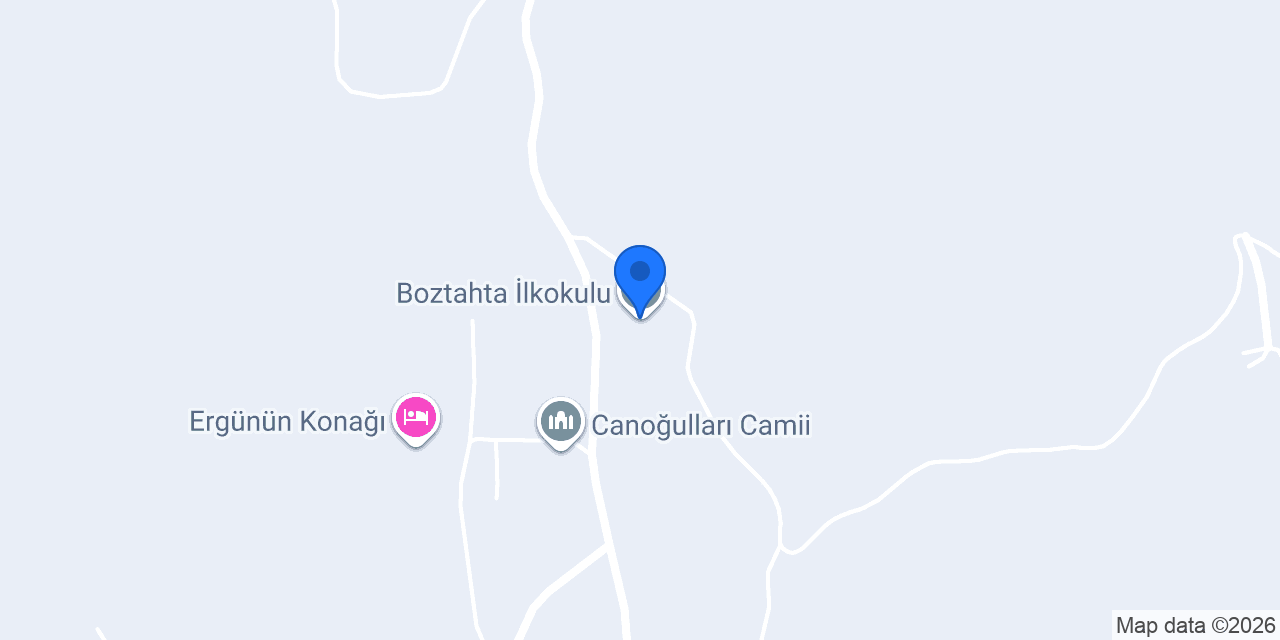 Boztahta İlkokulu konumu